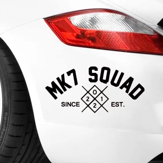 Nalepke za avto MK7 Squad