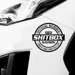 Nalepke za avto Official member of the Shitbox Nation