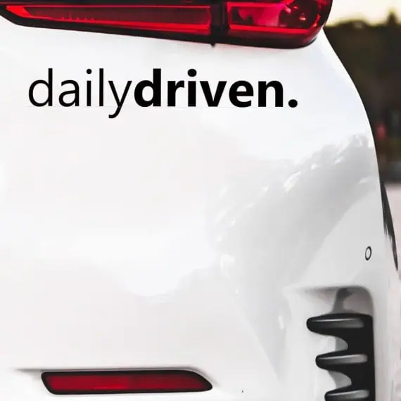 Nalepke za avtomobile Daily Driven