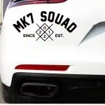 Nalepke za avtomobile MK7 Squad