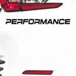 Nalepke za avtomobile Performance