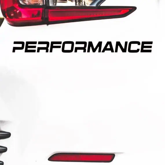Nalepke za avtomobile Performance