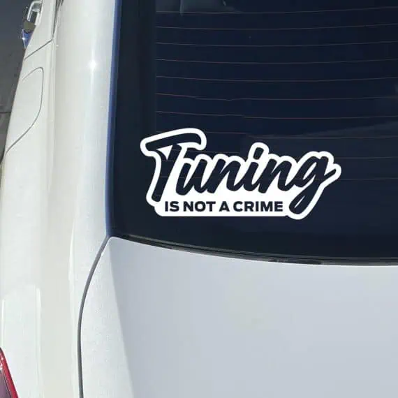 Nalepke za avtomobile Tuning is not a crime