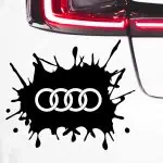 Packa z logotipom AUDI nalepka za avto