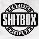 Shitbox CERTIFIED avto nalepka