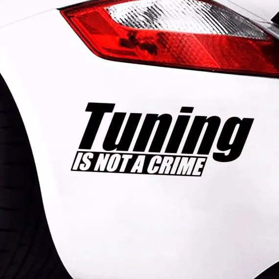avto nalepke Tuning is not a crime