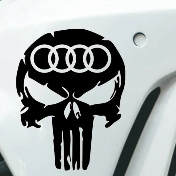 nalepke za avto AUDI punisher