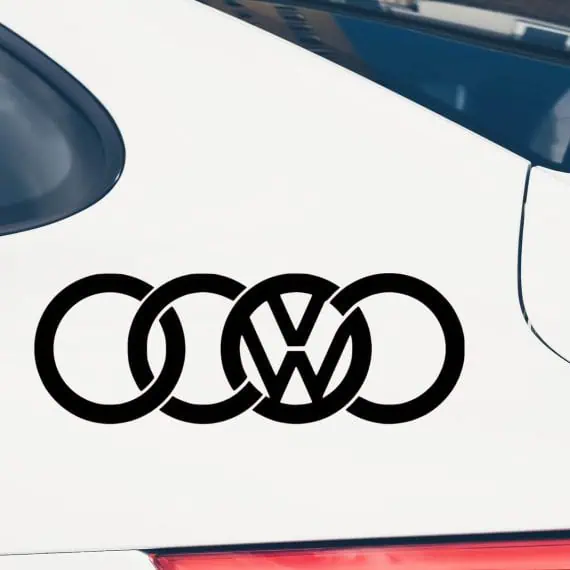 smešna nalepka za audi in VW
