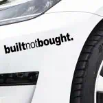Nalepka builtnotbought za avto