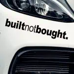 Nalepka za avto builtnotbought.
