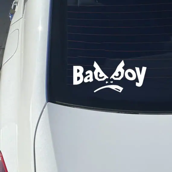 Nalepka za avtomobil Bad boy