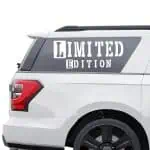 LIMITED EDITION Nalepka za avtomobil z napisom