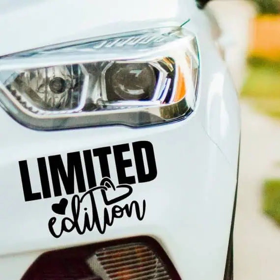 Limited edition avto nalepke