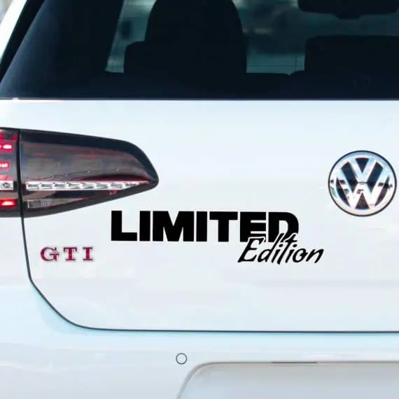 Limited edition nalepka na avtu