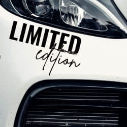 Limited edition nalepke za avtomobil