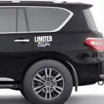 Limited edition napis nalepka