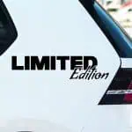 Nalepka Limited edition za vozila