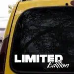 Nalepke Limited edition za avtomobile