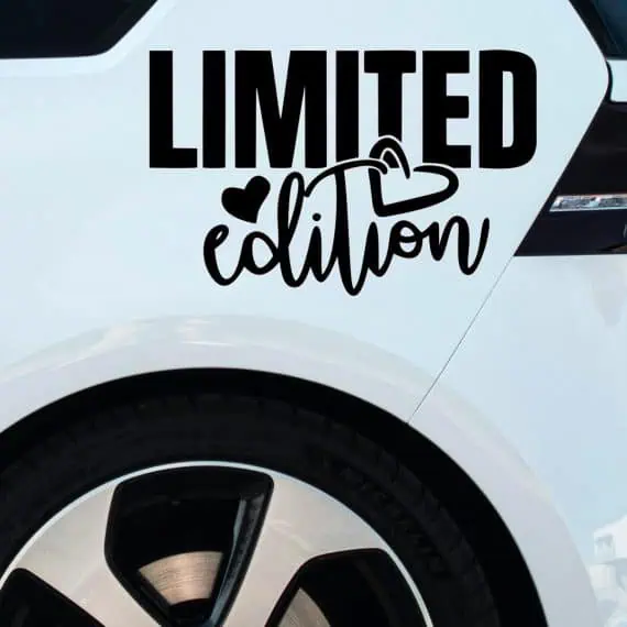 avto nalepke Limited edition