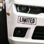 limited edition Nalepka za avtomobile napis