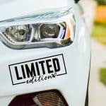 limited edition Nalepke za avtomobile napis