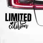 limited nalepka za avto