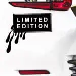 nalepka z napisom limited edition za avto