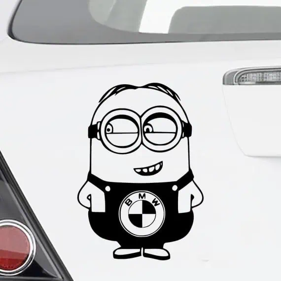 AVTO Nalepka BMW minion