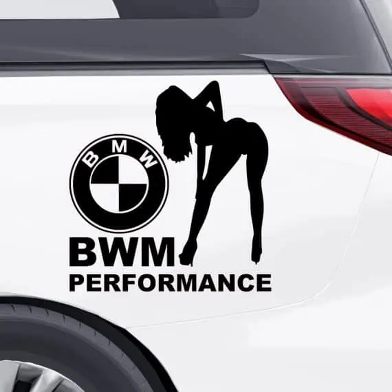 Avto nalepka BMW PERFORMANCE