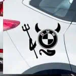 BMW hudiček nalepka za avtomobil