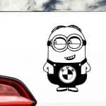 BWM nalepka minion