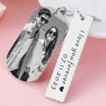 Graviranje na obesek slika in besedilo