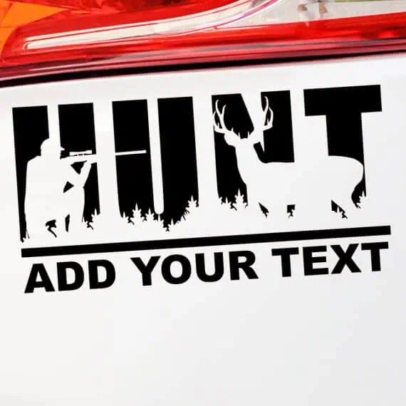 HUNT lovska nalepka za avto