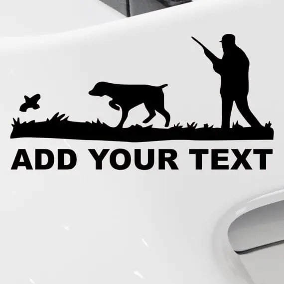 Lovec s puško in psom