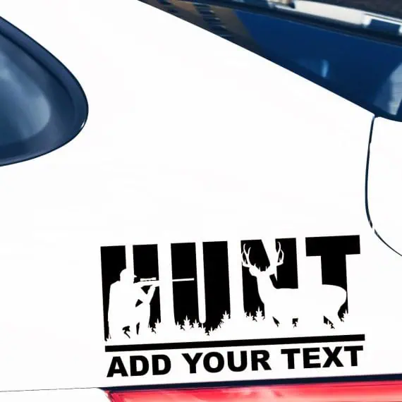 Lovska nalepka za avto HUNT