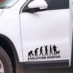 Lovska nalepke evolucija lovcev