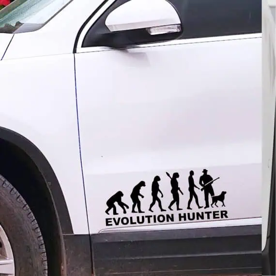 Lovska nalepke evolucija lovcev