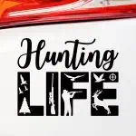 Lovske nalepke Hunting LIFE