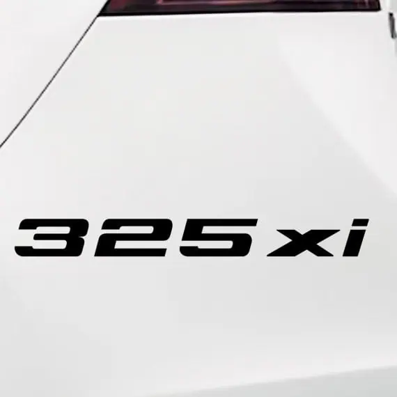 Nalepka BMW 325xi za avto