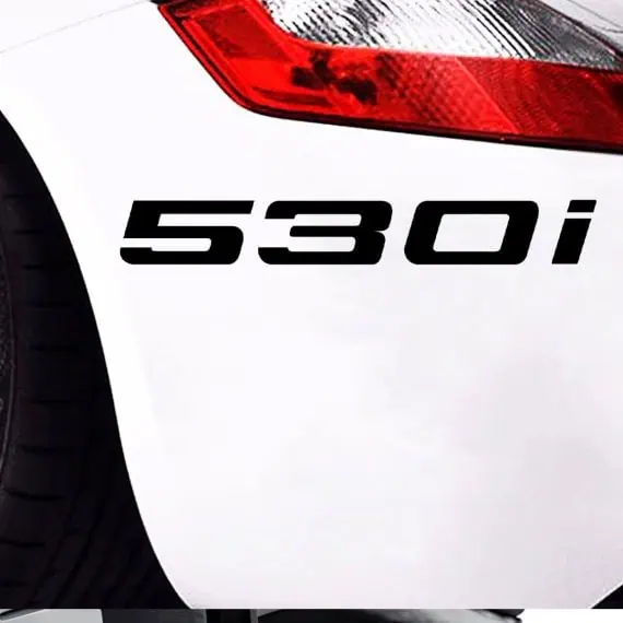 Nalepka BMW 530i