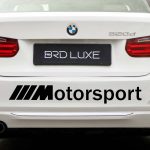 Nalepka BMW M Motorsport za avtomobile