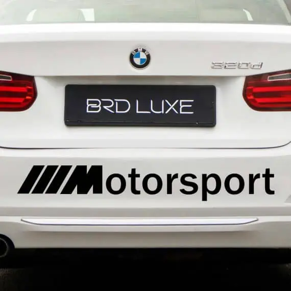 Nalepka BMW M Motorsport za avtomobile