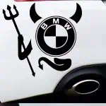 Nalepka BMW hudiček