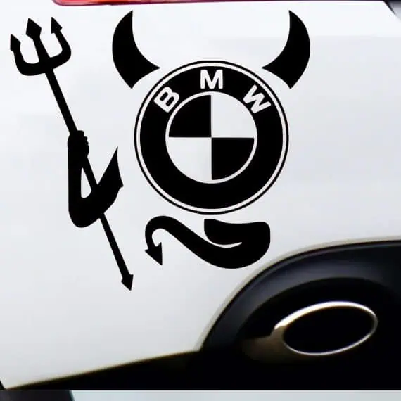 Nalepka BMW hudiček