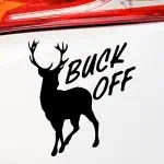 Nalepka BUCK OFF