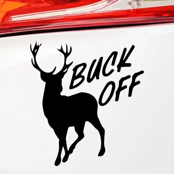 Nalepka BUCK OFF
