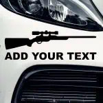 Nalepka lovska puška