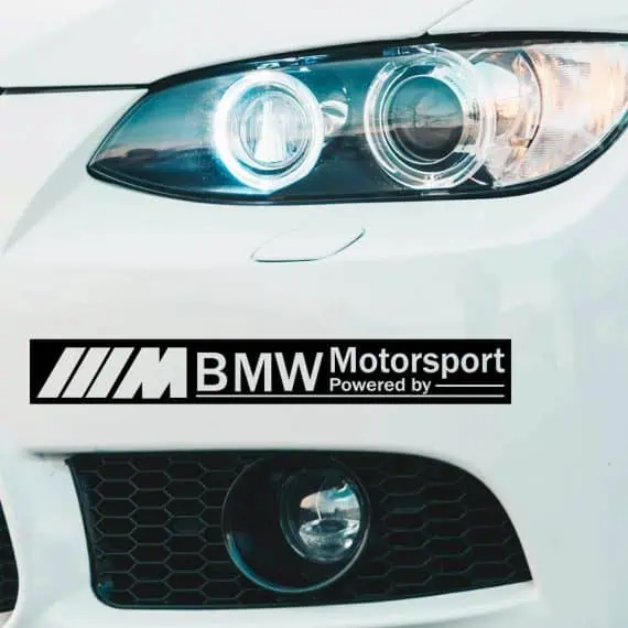 Nalepka powered by BMW Motorsport za avto