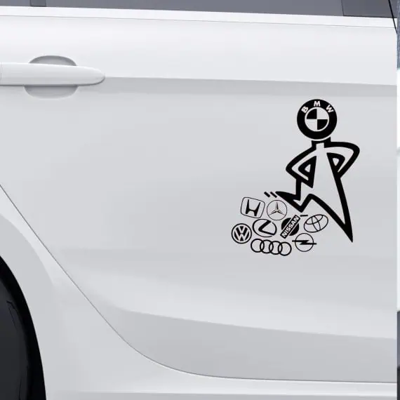 Nalepka top BMW nad vsemi