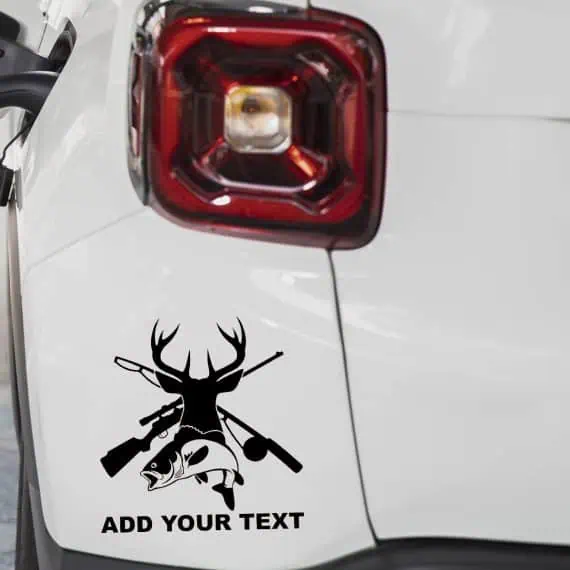 Nalepka za lovce in ribiče lovska